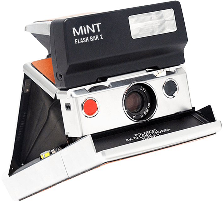 SX-70 with MiNT flash bar 2