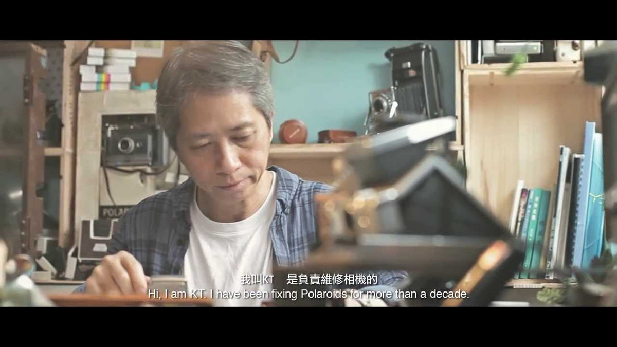 Load video: Video: The Moment - Story of Polaroid Repair Specialist (Short Film)