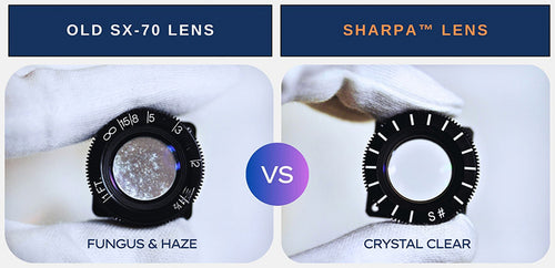 OLD SX-70 Lens vs SHARPA™ Lens